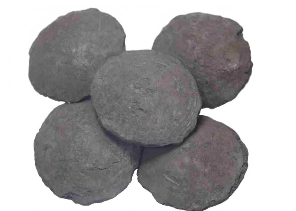 Material ferro ISO9001 de la aleación de la bola negra de las briquetas del ferrosilicón de la acería