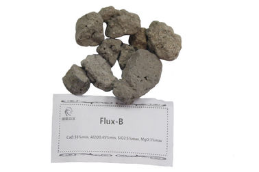China Briqueta ferro Blocky del aluminio del calcio del flujo del aluminato del calcio de las aleaciones del flujo B fábrica